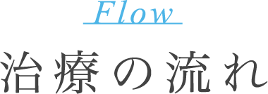 Flow 治療の流れ